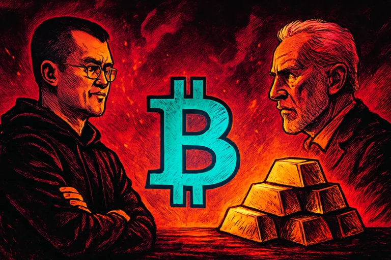 CZ Zhao Changpeng will debate Bitcoin villain Peter Schiff! Digital Gold BTC vs. Tokenized Gold: Who satisfies the monetary attributes more?